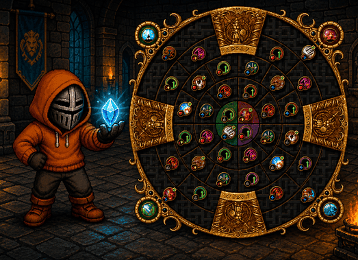 Roda do Destino no Tibia Toolkit v0.4.0